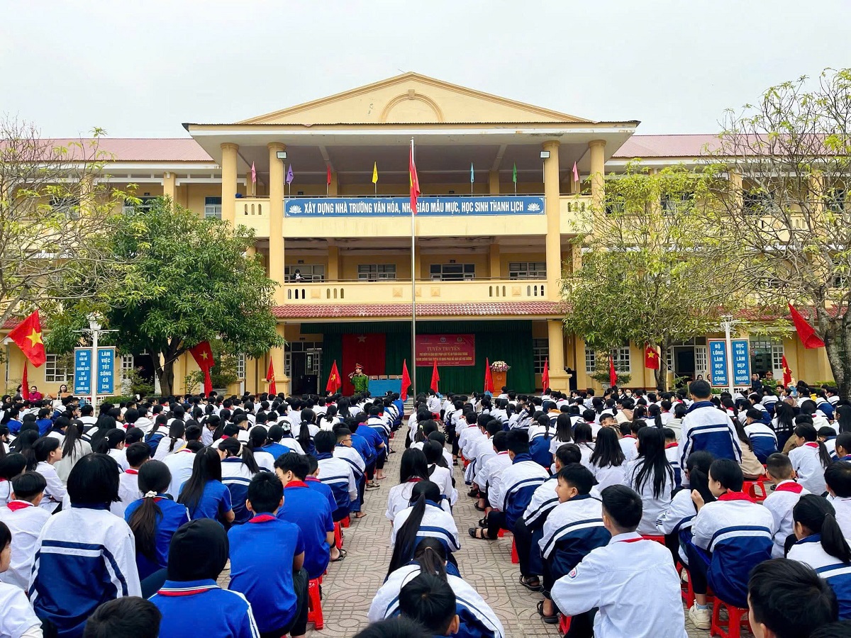 Toàn cảnh buổi tuyên truyền