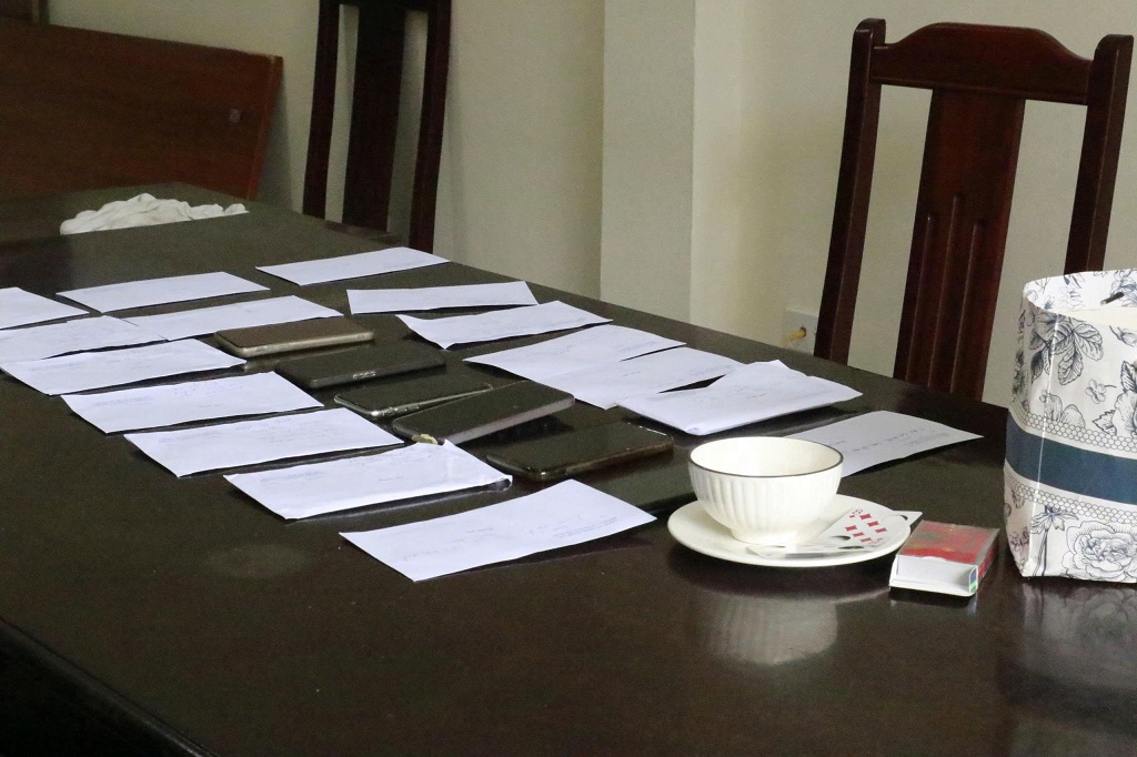 Tang vật vụ án thu giữ