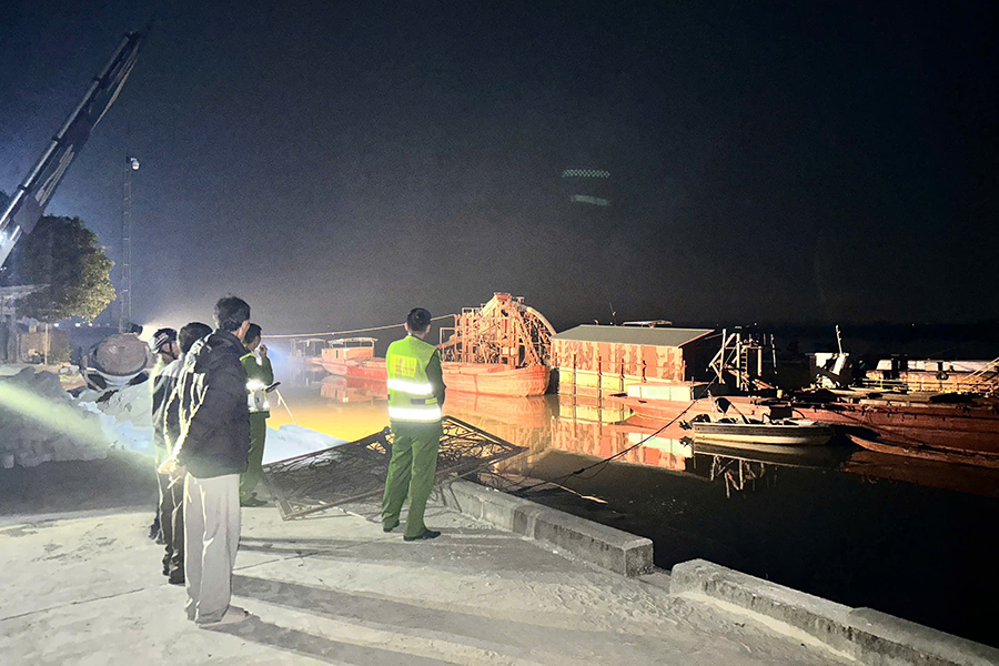 Công an xã tiếp tục phối hợp các ban, ngành siết chặt quản lý công tác khai thác khoáng sản, tăng cường tuần tra, kiểm soát, xử lý nghiêm vi phạm