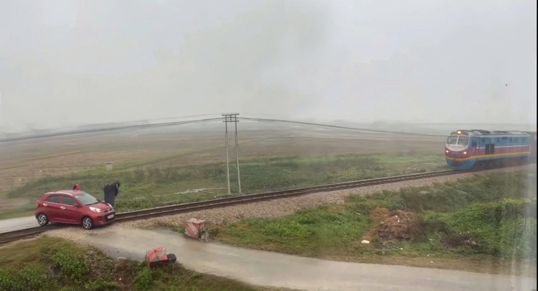 Hiện trường vụ việc (ảnh cắt từ clip)