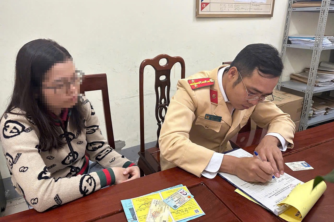 Người vi phạm làm việc tại cơ quan Công an