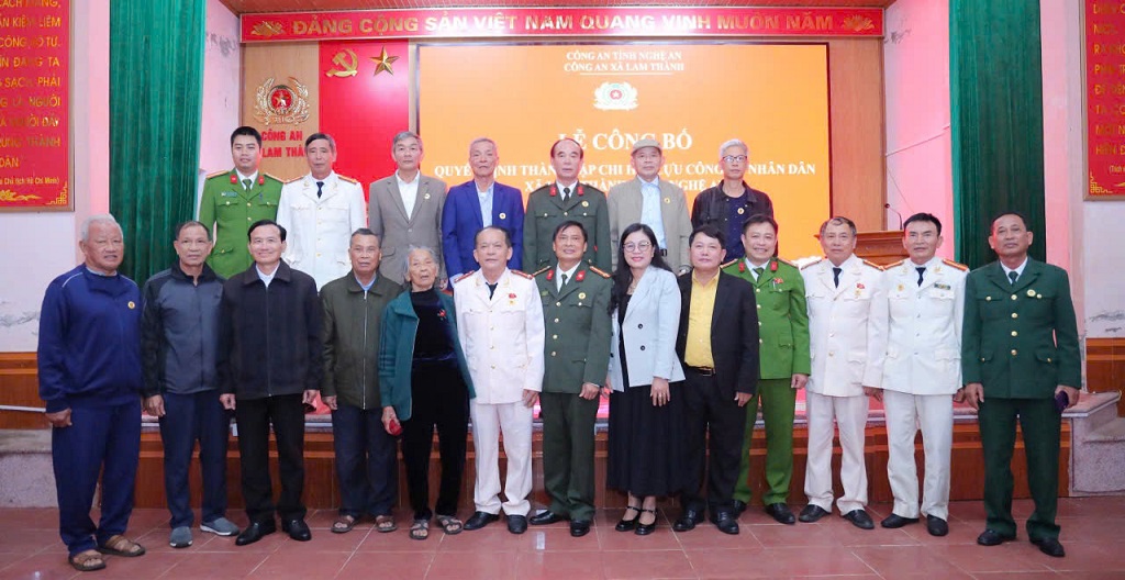 Việc thành lập Chi hội nhằm tập hợp cán bộ Công an đã nghỉ hưu phát huy truyền thống vẻ vang của lực lượng CAND, tiếp tục đóng góp trí tuệ, kinh nghiệm trong công tác bảo đảm an ninh trật tự tại cơ sở