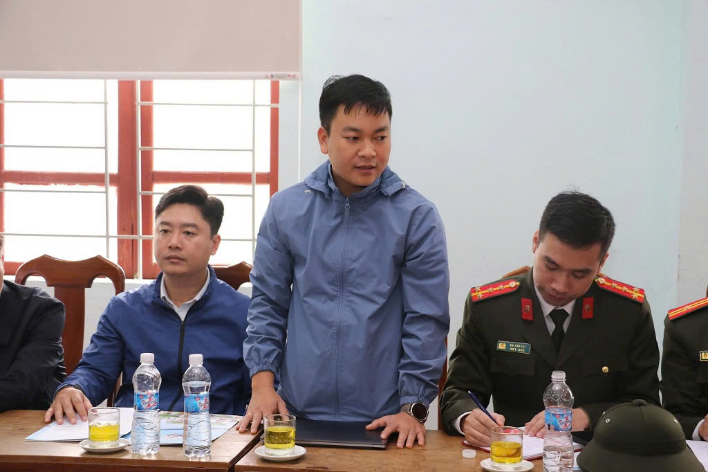 Đại diện nhà thầu phát biểu