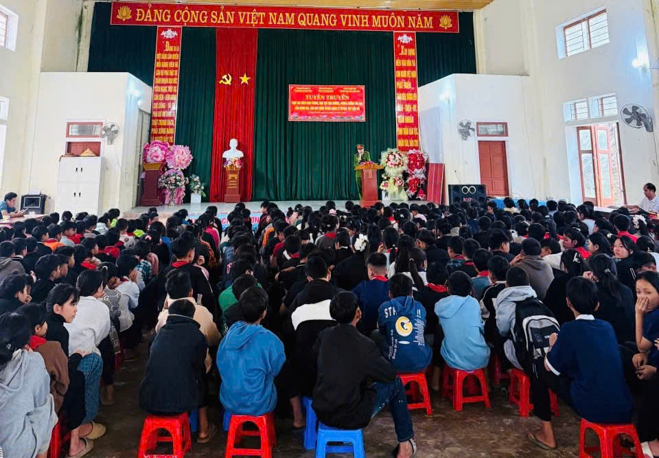 Toàn cảnh buổi tuyên truyền