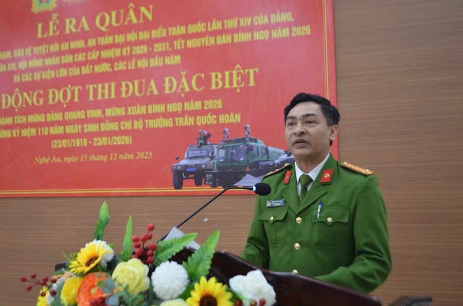 Lãnh đạo Phòng Cảnh sát cơ động thông qua nội dung phát động đợt thi đua đặc biệt 