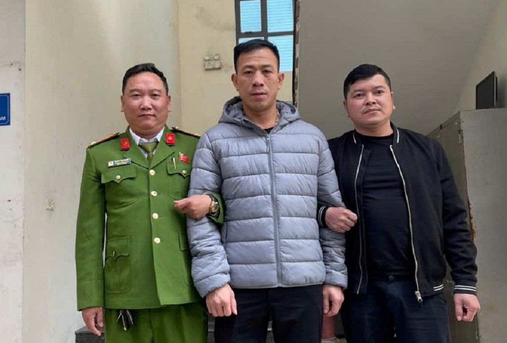 Đối tượng Phạm Vĩnh Tân tại Cơ quan Công an