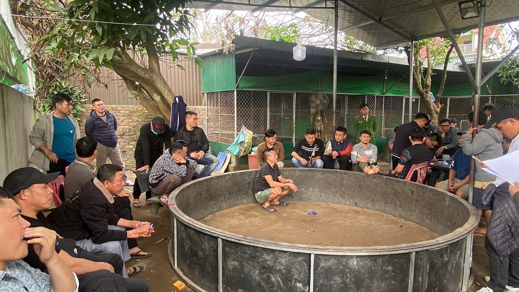 Hiện trường vụ đánh bạc   