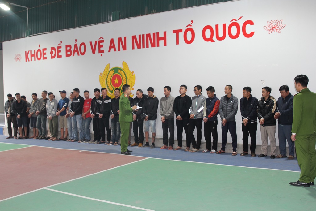 Các đối tượng tại Cơ quan Công an
