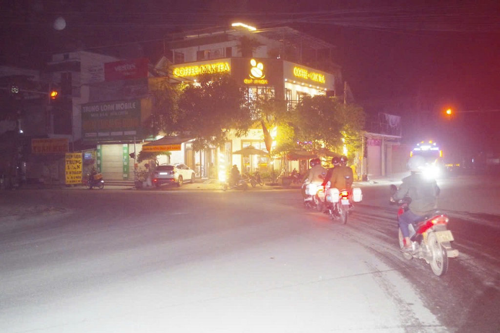 Công an xã Vân Tụ tuần tra bảo đảm ANTT dịp Lễ Giáng sinh