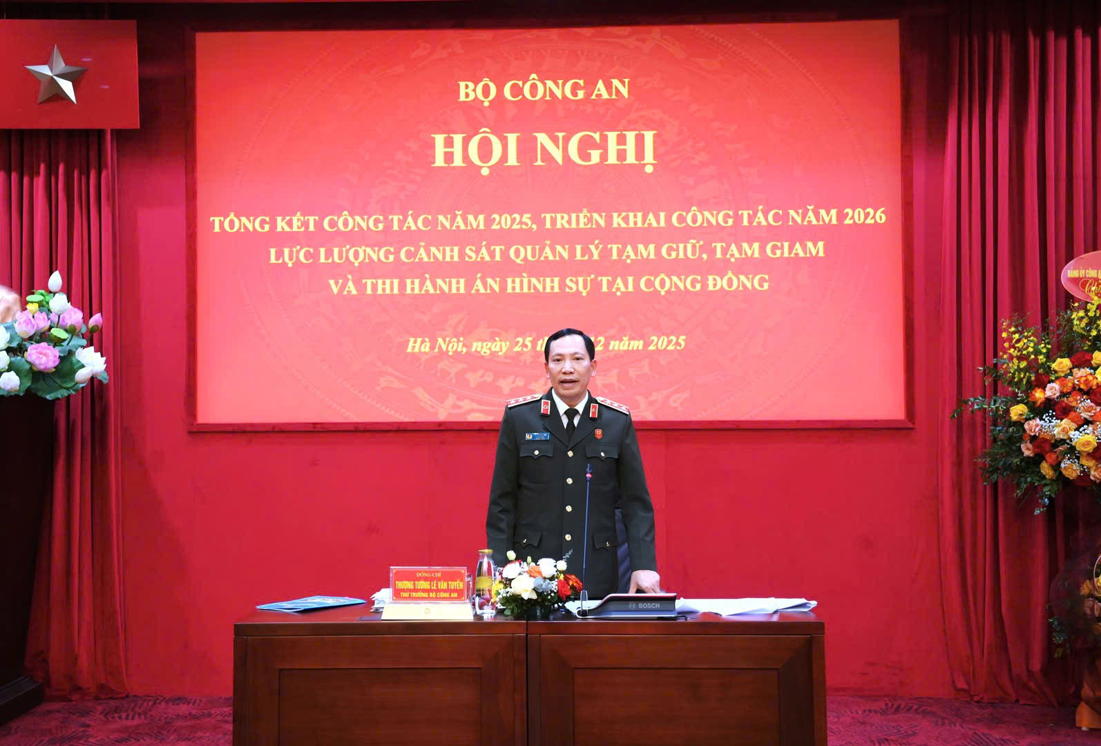 Thứ trưởng Lê Văn Tuyến phát biểu chỉ đạo tại Hội nghị