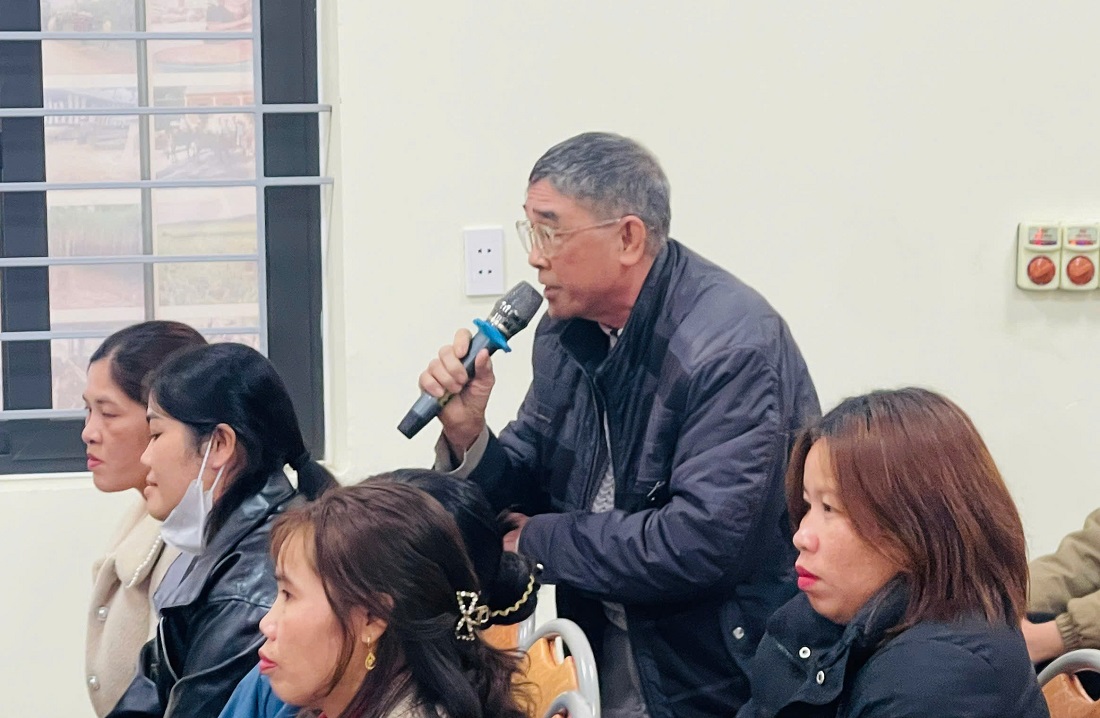 Người dân đặt câu hỏi liên quan đến nhiệm vụ bảo đảm ANTT