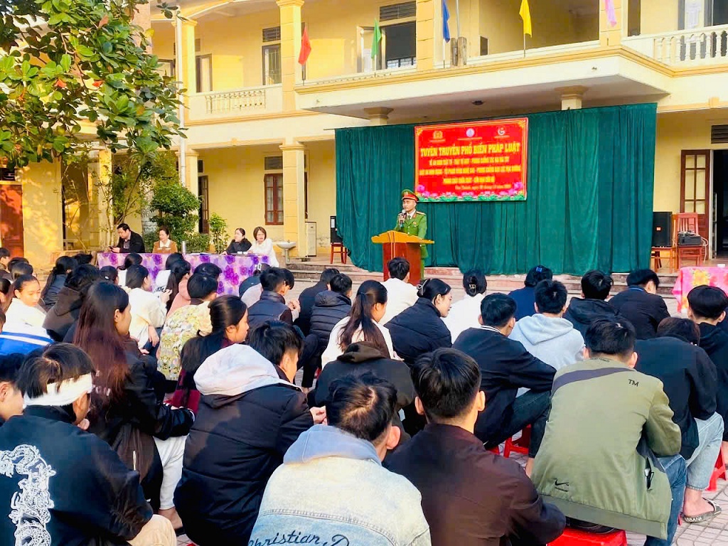 Tại buổi tuyên truyền