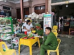 Công an xã Hữu Kiệm kiểm tra an toàn thực phẩm, kinh doanh hàng hóa và phòng cháy, chữa cháy