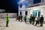 Công an xã Tam Thái tuần tra vũ trang, bảo đảm an ninh trật tự