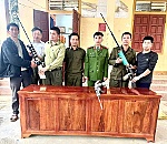 Công an xã Châu Tiến đẩy mạnh tuyên truyền pháp luật về pháo