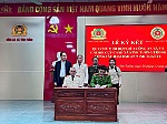 Công an xã Vĩnh Tường ký kết quy chế phối hợp với Hội Cựu CAND xã