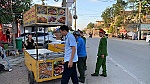 Công an phường Vinh Phú ra quân chỉnh trang đô thị, giải tỏa hành lang ATGT
