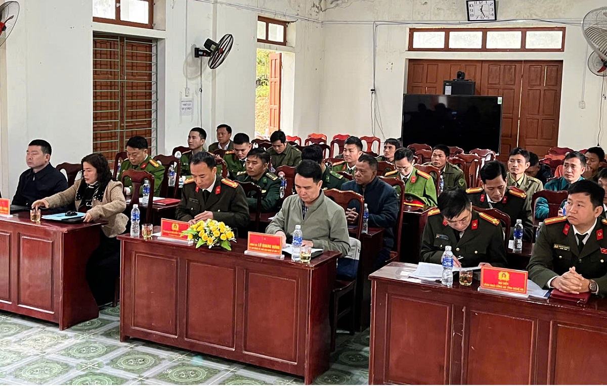 CÔNG AN XÃ BẮC LÝ TỔ CHỨC HỘI NGHỊ TRIỂN KHAI CÔNG TÁC NĂM 2026