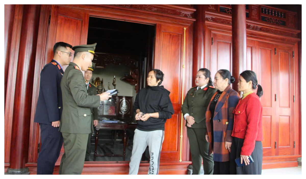 Thông cáo báo chí vụ việc bắt giữ đối tượng Hồ Thị Hải, trú tại phường Quỳnh Mai, tỉnh Nghệ An