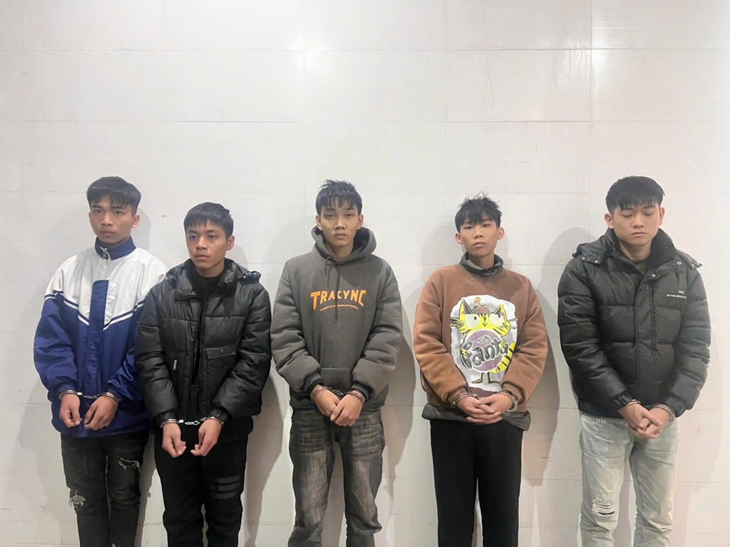 Công an xã Quỳ Châu bắt giữ 05 đối tượng phạm tội về ma túy