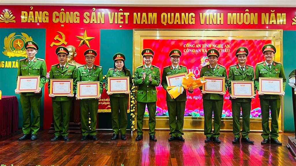 Công an xã Diễn Châu triển khai chương trình công tác công an năm 2026