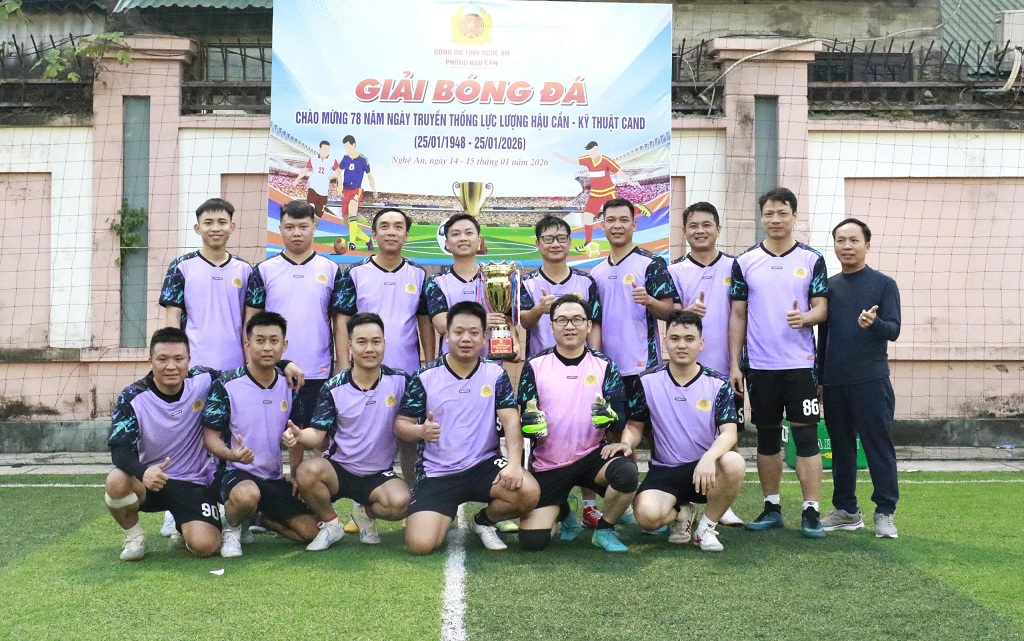 Giao lưu bóng đá kỷ niệm 78 năm Ngày truyền thống lực lượng Hậu cần – Kỹ thuật CAND