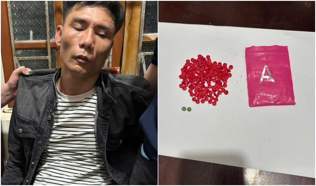 Bắt đối tàng trữ 156 viên ma túy tổng hợp