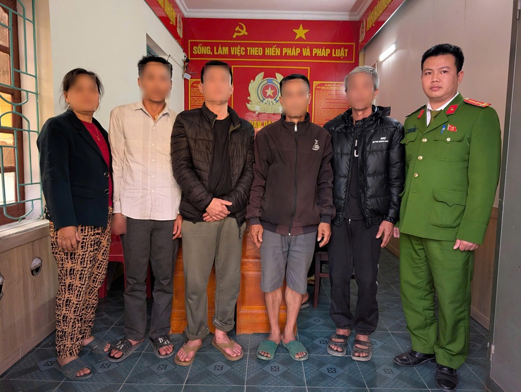 Công an xã Phúc Lộc đấu tranh hiệu quả với tội phạm đánh bạc