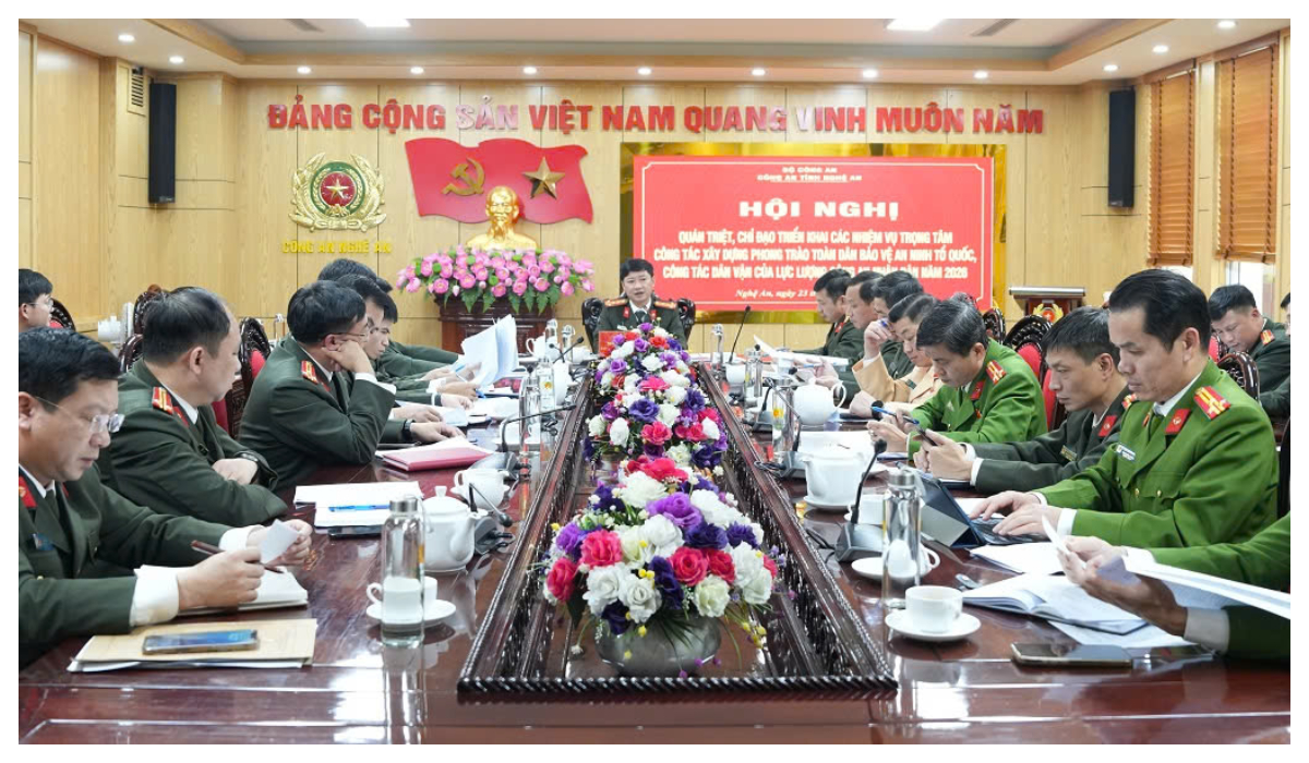 Quán triệt, triển khai nhiệm vụ trọng tâm công tác xây dựng phong trào toàn dân bảo vệ an ninh Tổ quốc năm 2026