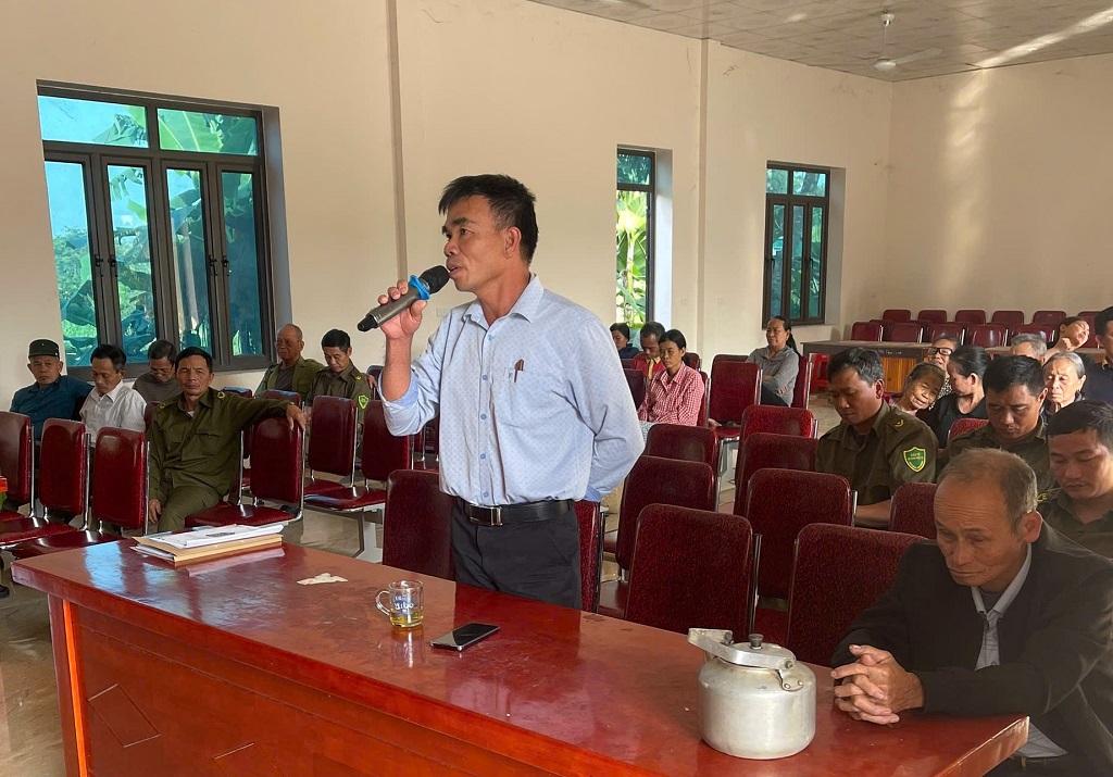 Công an xã Bạch Ngọc tổ chức Diễn đàn 