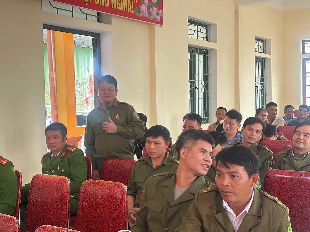 Lực lượng tham gia bảo vệ ANTT ở cơ sở đóng góp ý kiến