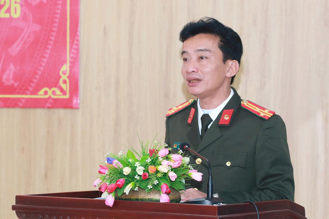 Thượng tá Phạm Ngọc Cảnh, Trưởng phòng Hồ sơ nghiệp vụ phát biểu