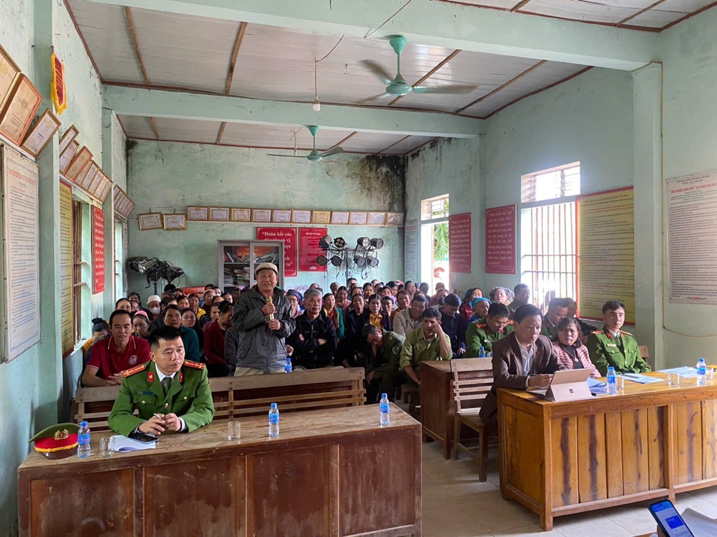 Ý kiến, kiến nghị của Nhân dân được Công an xã Châu Tiến tiếp thu, giải đáp cụ thể