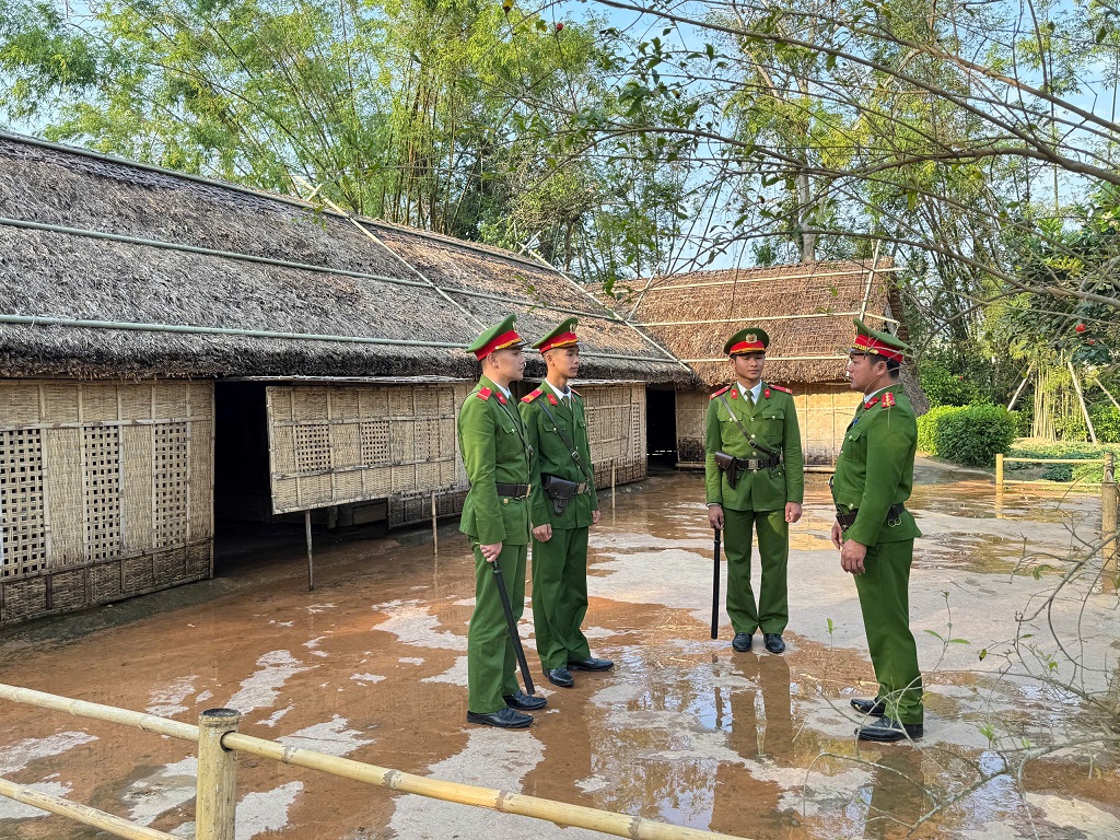 Công tác bảo đảm ANTT tại Khu di tích lịch sử quốc gia đặc biệt Kim Liên được đặt lên hàng đầu