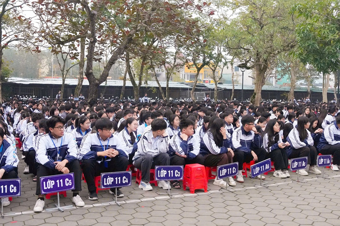 Chương trình thu hút sự tham gia của đông đảo học sinh