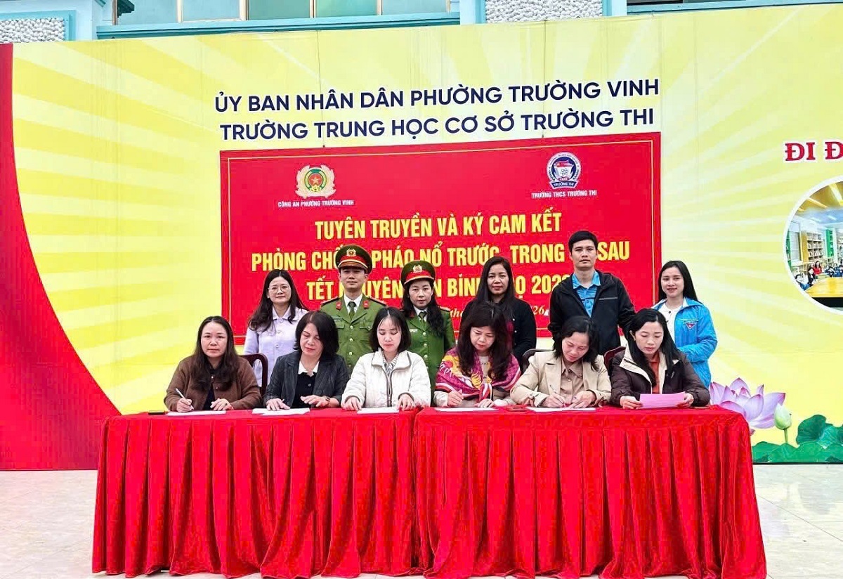 Tổ chức ký cam kết phòng, chống pháo nổ