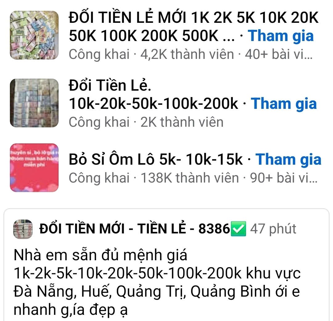 Dịch vụ đổi tiền lẻ nở rộ dịp Tết Nguyên đán Bính Ngọ 2026 cận kề