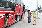 Công an Nghệ An tăng cường kiểm tra hoạt động vận tải hành khách