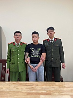 Công an xã Châu Bình bắt đối tượng truy nã từ Campuchia về quê ăn Tết