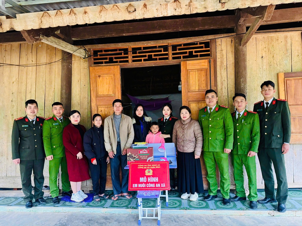 Công an xã Châu Bình triển khai mô hình 