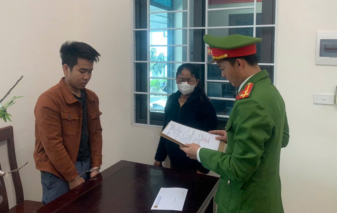 Công an xã Sơn Lâm bắt giữ đối tượng sử dụng trái phép chất ma túy