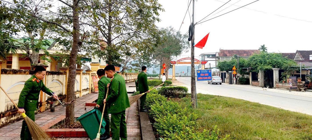 Lan tỏa hình ảnh đẹp người chiến sĩ Công an trong phong trào xây dựng nông thôn mới