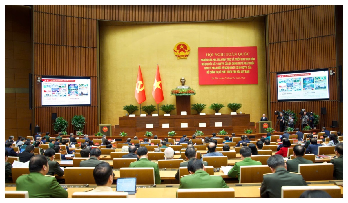 Hội nghị toàn quốc quán triệt và triển khai thực hiện các Nghị quyết của Bộ Chính trị về phát triển kinh tế nhà nước và văn hóa Việt Nam