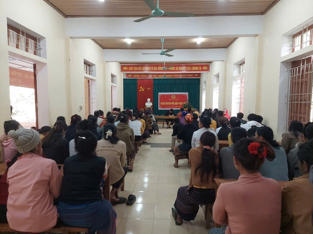 Toàn cảnh buổi tuyên truyền