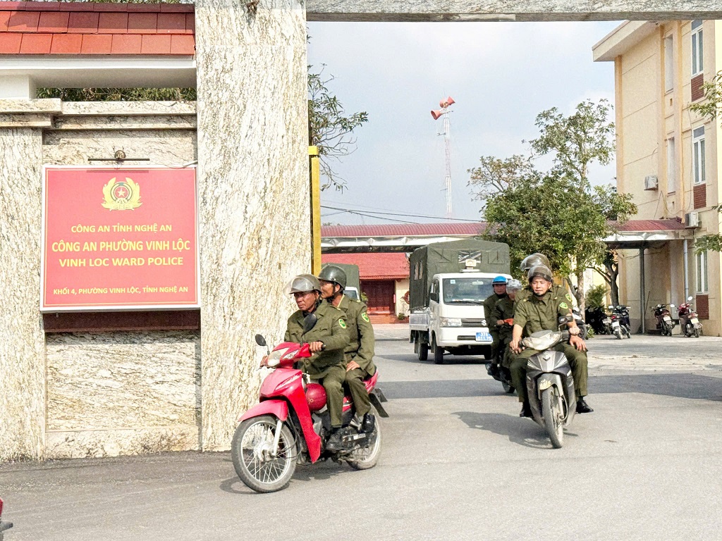 Công an các xã sẵn sàng triển khai phương án bảo đảm ANTT hoạt động vui chơi, giải trí đêm Giao thừa 
