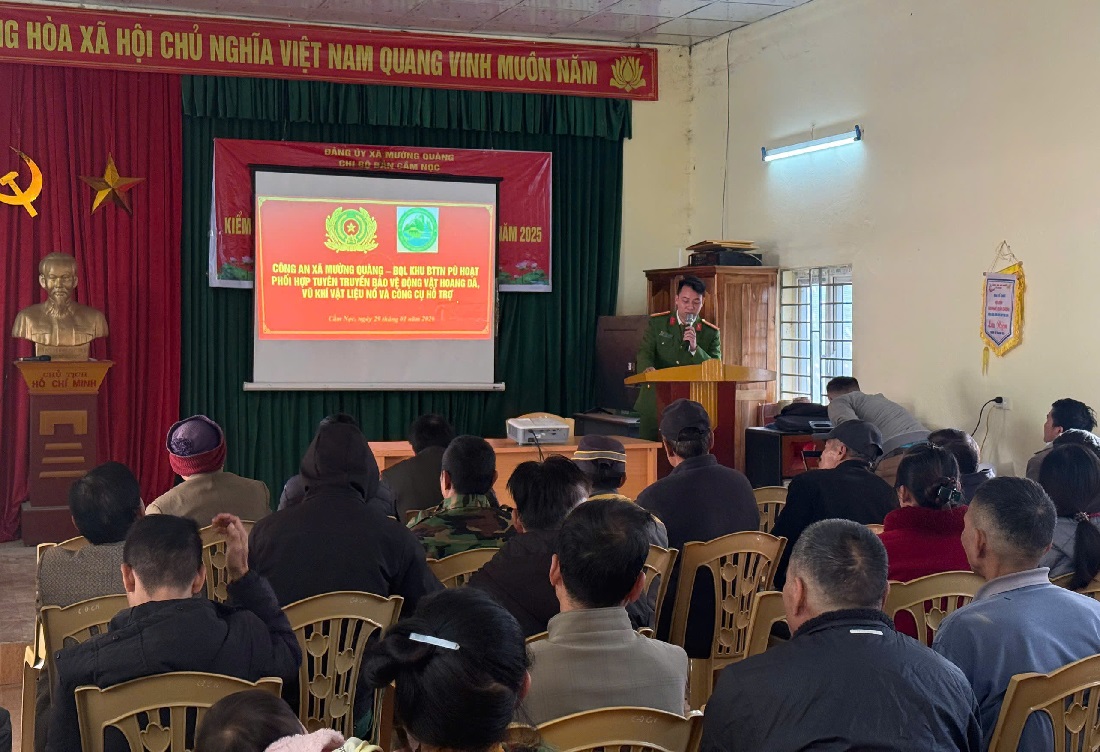 Toàn cảnh buổi tuyên truyền