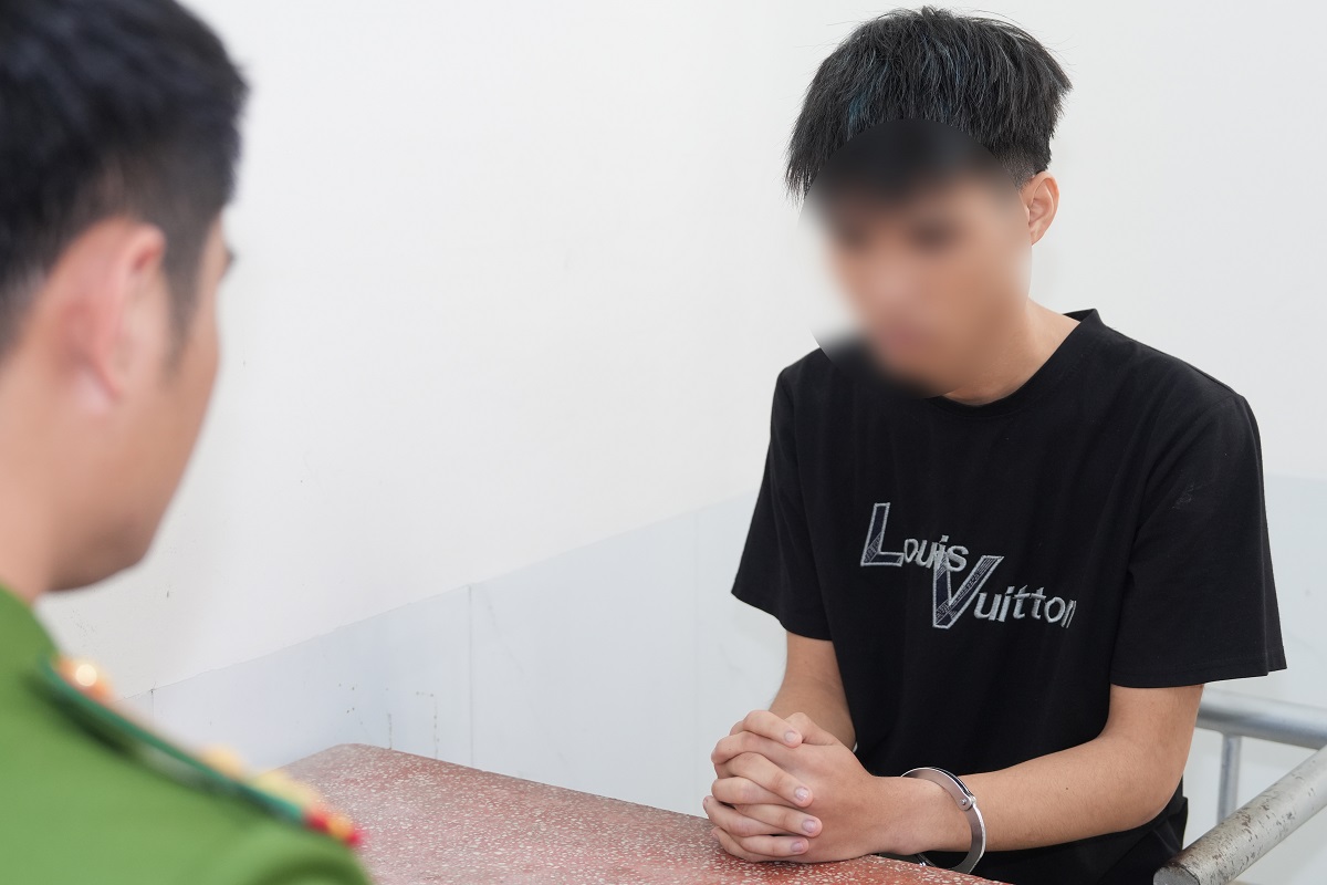 Đối tượng N.M.Q, người thường xuyên đăng tải các video lạng lách, đánh võng của nhóm lên mạng xã hội