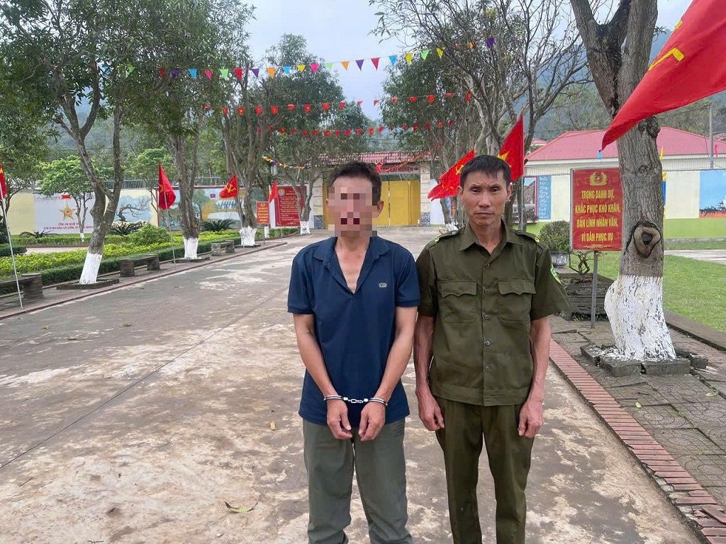 Công an phường Thái Hòa bắt giữ đối tượng trốn thi hành quyết định cai nghiện bắt buộc