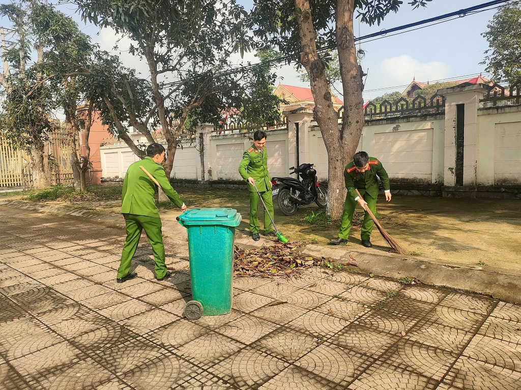 Chi đoàn Công an xã Vạn An tổ chức hoạt động 