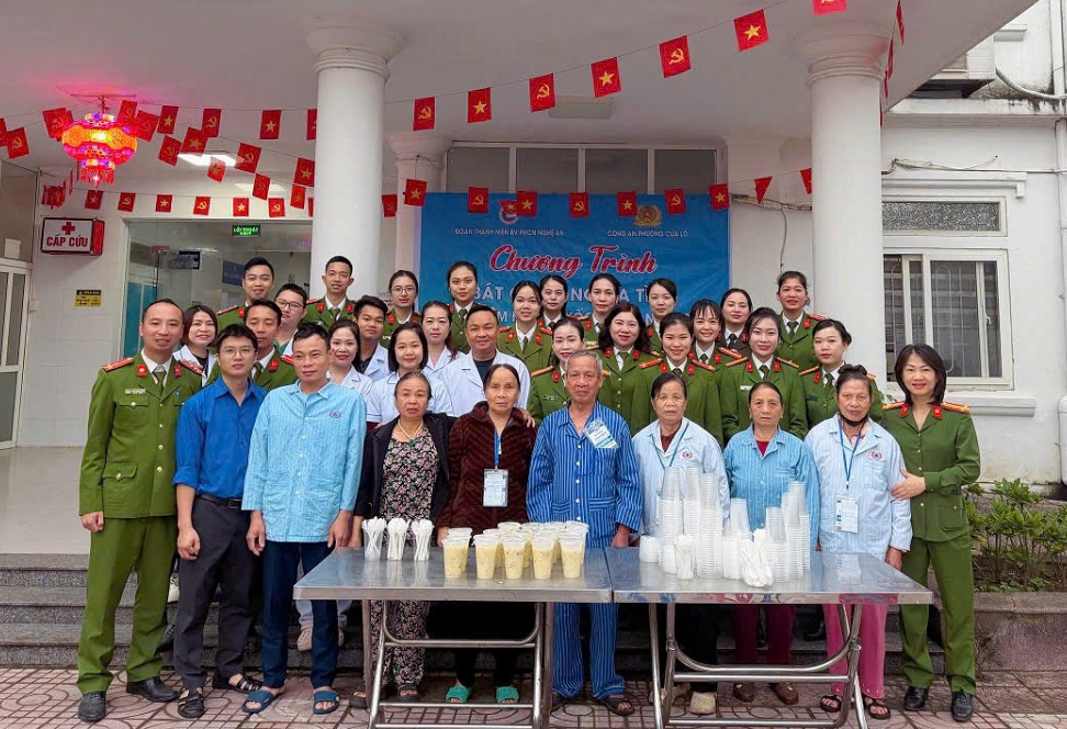 Công an phường Cửa Lò tổ chức chương trình 